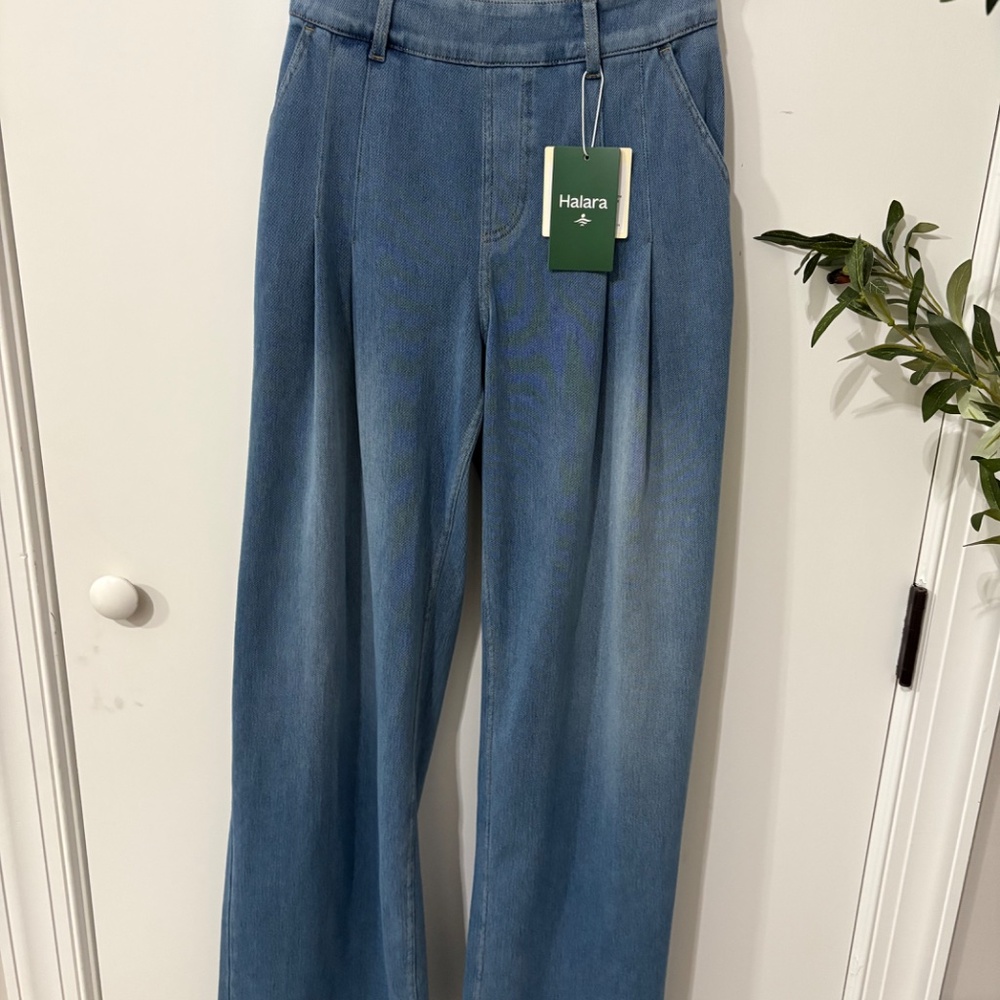 Halara Flex Mid-Rise Wide Leg Jeans Size Small/Regular inseam - Picture 4 of 4